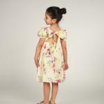 Yellow floral dress