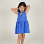 Blue Linen Dress