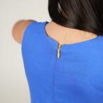 Blue Linen Dress